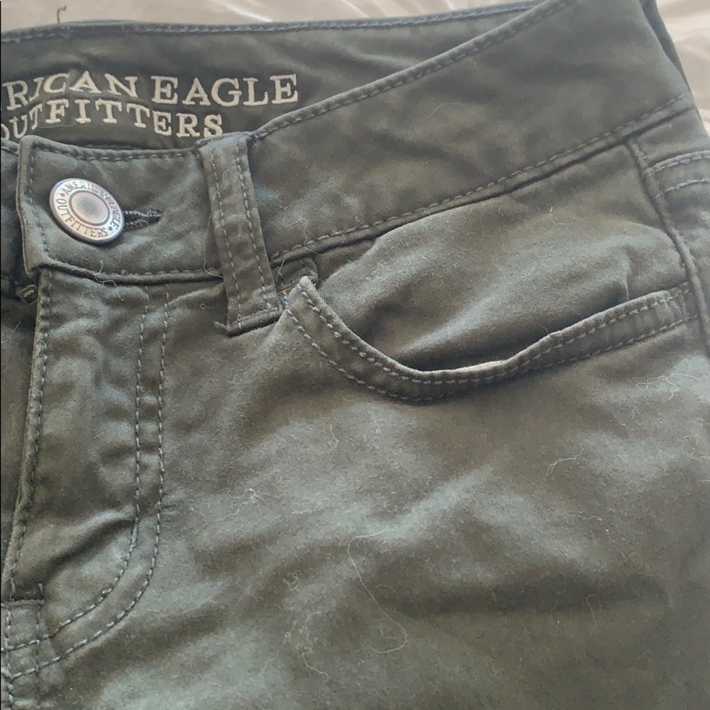 Green American Eagle Jeans - Picture 2 of 2